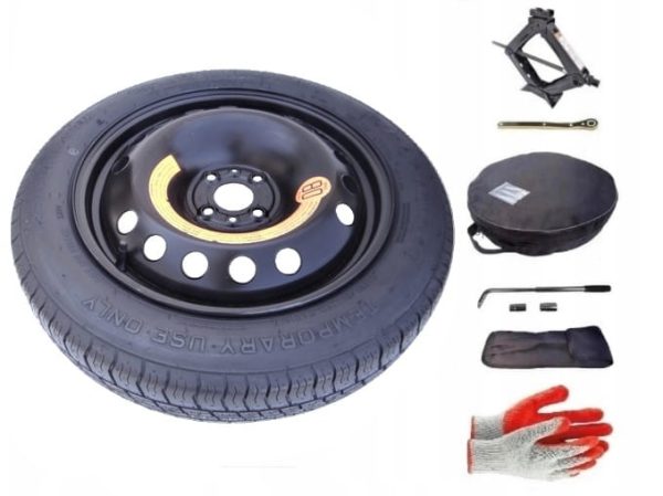 Spare wheel + set with cover Fiat Barchetta I (1995-2005) - 16 inches