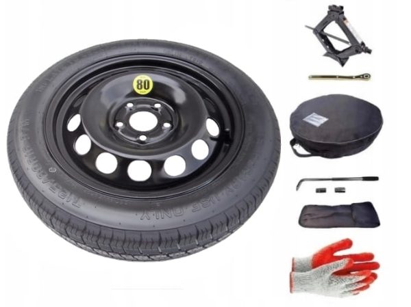 Spare wheel + set with cover Volkswagen Eos I (2005-2015) - 16 inches